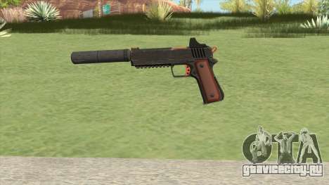 Heavy Pistol GTA V (Orange) Suppressor V1 для GTA San Andreas