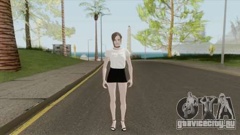 Claire Casual (Mini Skirt) для GTA San Andreas