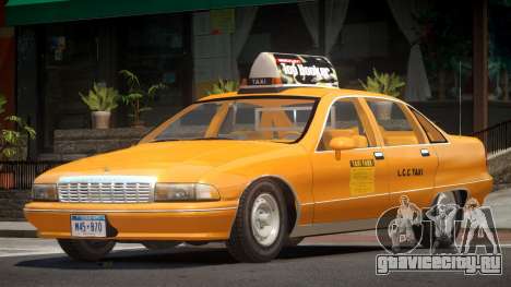 Chevrolet Caprice Taxi V1.0 для GTA 4
