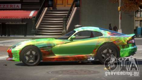 Dodge Viper SRT GTS PJ3 для GTA 4