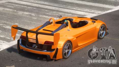 Audi R8 GT Roadster для GTA 4