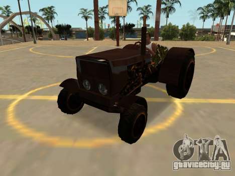 Стэнли Трактор Ржавый С Значки И Массовка для GTA San Andreas