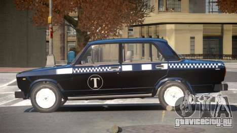 VAZ 2105 Taxi V1.0 для GTA 4