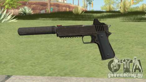 Heavy Pistol GTA V (OG Black) Suppressor V1 для GTA San Andreas