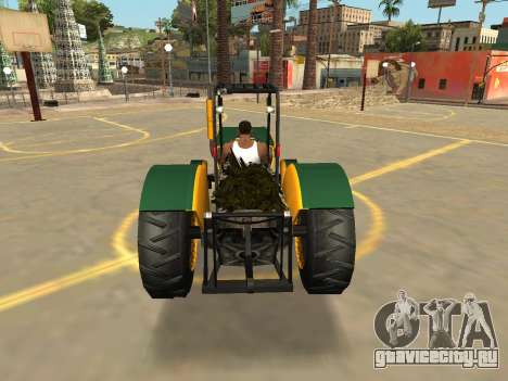 Трактор Стэнли с значки и массовка для GTA San Andreas