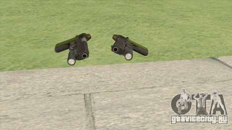 Heavy Pistol GTA V (Green) Flashlight V1 для GTA San Andreas