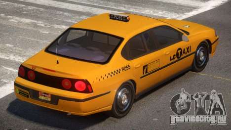 Chevrolet Impala RT Taxi V1.0 для GTA 4