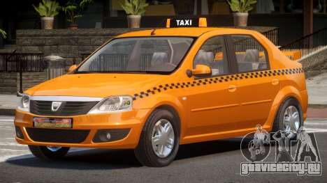 Dacia Logan Taxi V1.0 для GTA 4