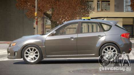 Subaru Impreza WRX Police V1.0 для GTA 4