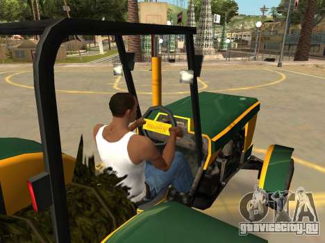 Трактор Стэнли с значки и массовка для GTA San Andreas