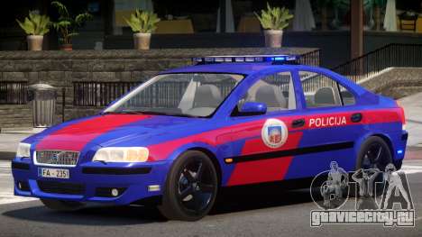 Volvo S60R Police V1.0 для GTA 4