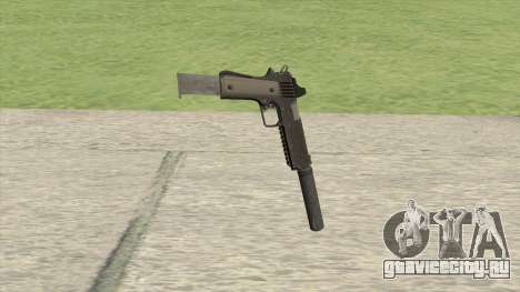Heavy Pistol GTA V (NG Black) Suppressor V2 для GTA San Andreas