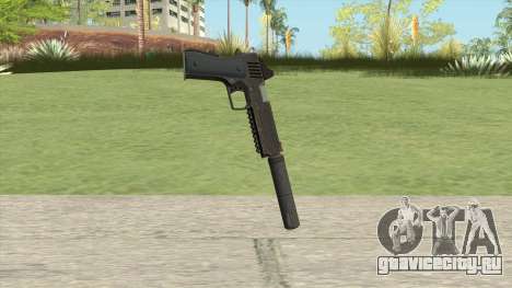 Heavy Pistol GTA V (OG Black) Suppressor V1 для GTA San Andreas