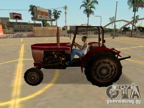 Стэнли Трактор Ржавый С Значки И Массовка для GTA San Andreas