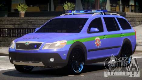 Skoda Octavia Scout Police V1.0 для GTA 4