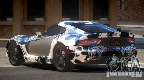 Dodge Viper SRT GTS PJ4 для GTA 4