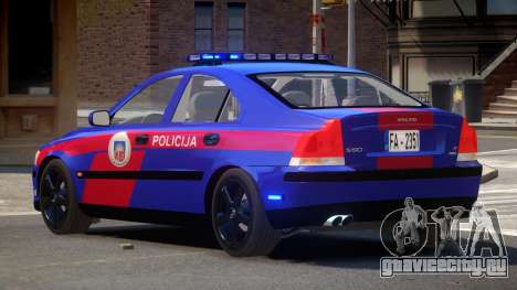 Volvo S60R Police V1.0 для GTA 4