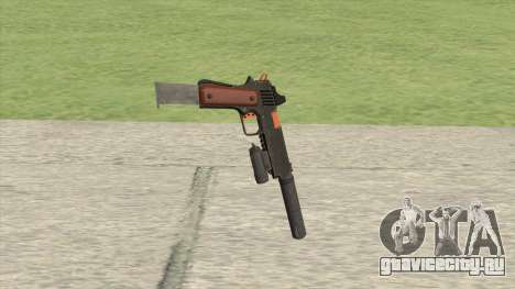 Heavy Pistol GTA V (Orange) Full Attachments для GTA San Andreas