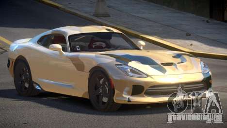 Dodge Viper SRT GTS PJ1 для GTA 4