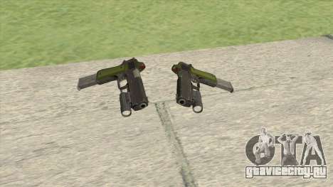 Heavy Pistol GTA V (Green) Flashlight V2 для GTA San Andreas