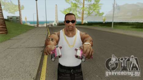 Heavy Pistol GTA V (Pink) Flashlight V1 для GTA San Andreas