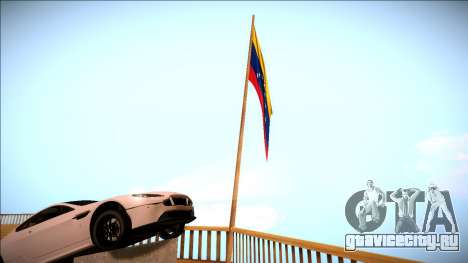 Флаг Венесуэлы в горы Чиллиад ремастеринг для GTA San Andreas