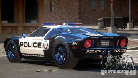 Ford GT1000 Police V1.1 для GTA 4