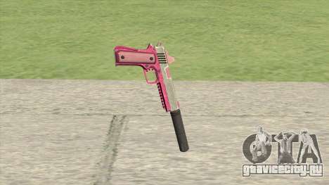Heavy Pistol GTA V (Pink) Suppressor V1 для GTA San Andreas