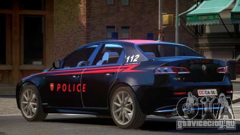 Alfa Romeo 159 Police V1.0 для GTA 4