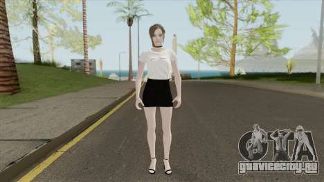 Claire Casual (Short Skirt) для GTA San Andreas