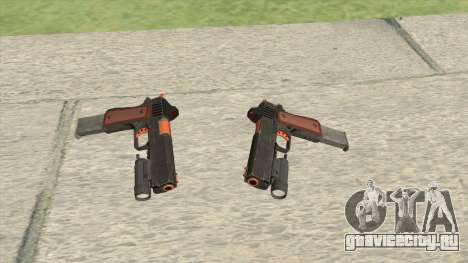 Heavy Pistol GTA V (Orange) Flashlight V2 для GTA San Andreas