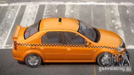 Dacia Logan Taxi V1.0 для GTA 4