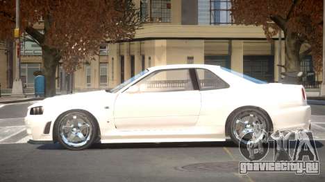 Nissan Skyline R34 Edit для GTA 4