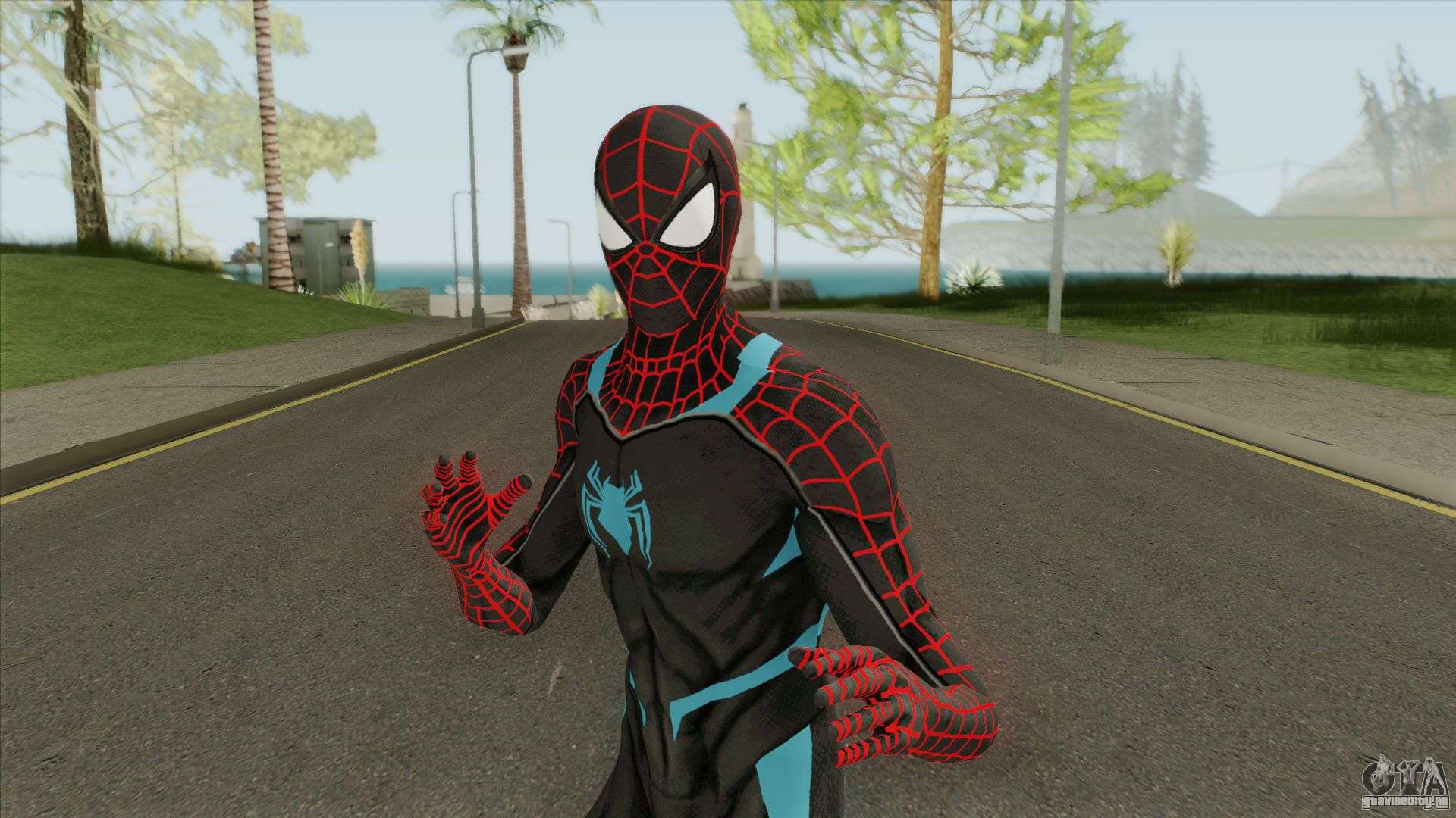 Spider-Man (Secret War Suit) для GTA San Andreas