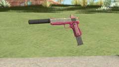 Heavy Pistol GTA V (Pink) Suppressor V2 для GTA San Andreas