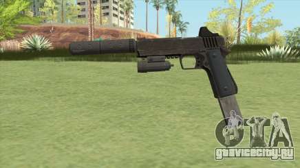 Heavy Pistol GTA V (OG Black) Full Attachments для GTA San Andreas