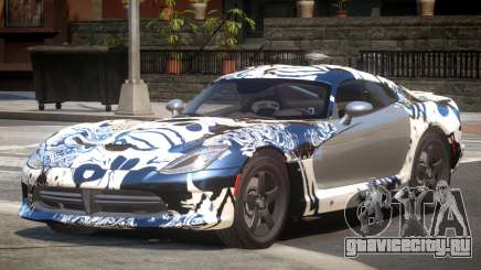 Dodge Viper SRT GTS PJ4 для GTA 4