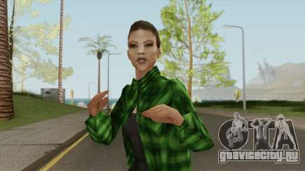 Gang Girl V2 (Grove Street) для GTA San Andreas