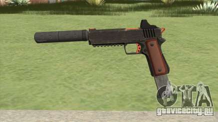 Heavy Pistol GTA V (Orange) Suppressor V2 для GTA San Andreas
