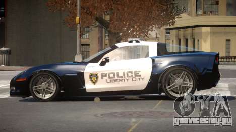 Chevrolet Corvette LS Police для GTA 4