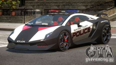 Lamborghini SE Police V1.2 для GTA 4