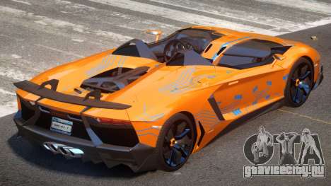 Lamborghini Aventador Spider SR PJ4 для GTA 4