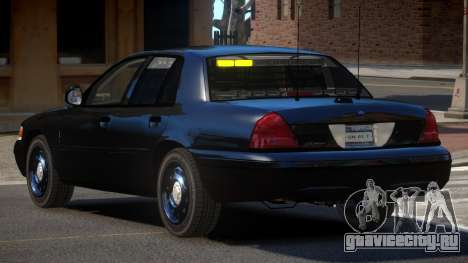 Ford Crown Victoria BE Police V1.1 для GTA 4