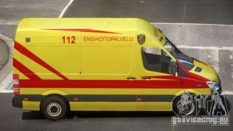 Mercedes Benz Sprinter Ambulance для GTA 4