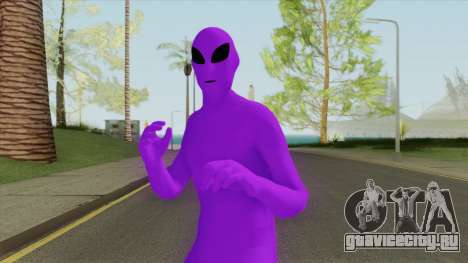 Purple Alien Bodysuit (GTA Online) для GTA San Andreas