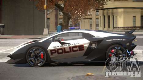Lamborghini SE Police V1.2 для GTA 4