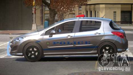 Peugeot 308 Police для GTA 4