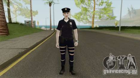 Rubia Policeman V1 (Bugstars Equipment) для GTA San Andreas
