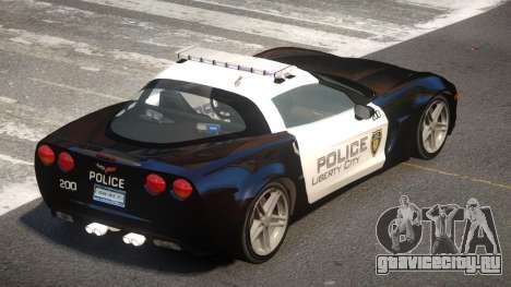 Chevrolet Corvette LS Police для GTA 4