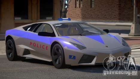 Lamborghini Reventon Police для GTA 4